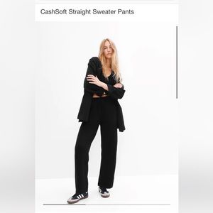Black sweater pants